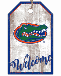 Florida Gators Welcome Team Tag 11x19 Sign
