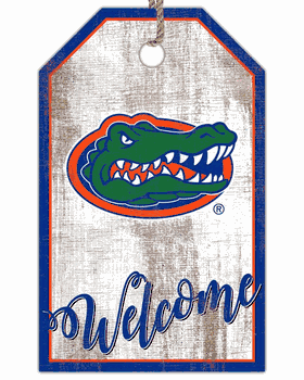 Florida Gators Welcome Team Tag 11x19 Sign