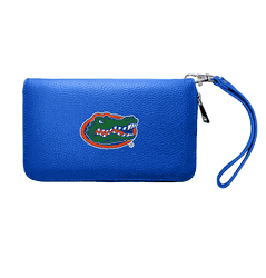 Florida Gators Zip Organizer Wallet Pebble Royal
