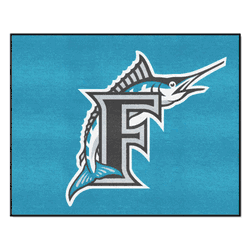 Florida Marlins All-Star Rug - 34 in. x 42.5 in. - Retro Collection