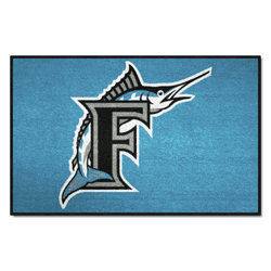 Florida Marlins Starter Mat Accent Rug - 19in. x 30in.