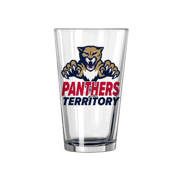Florida Panthers 16oz Slogan Pint Glass