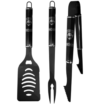 Florida Panthers 3 pc Monochromatic BBQ Set