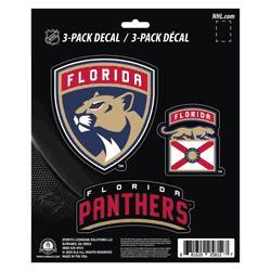 Florida Panthers 3 Piece Decal Sticker Set