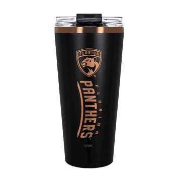 Florida Panthers 32oz Black and Copper Big Slim with Straw