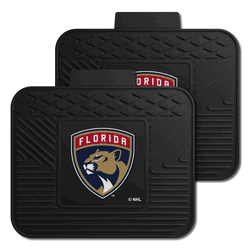 Florida Panthers Back Seat Car Utility Mats - 2 Piece Set