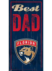 Florida Panthers Best Dad 6x12 Sign
