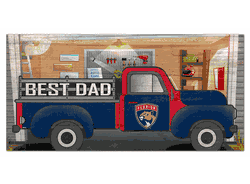 Florida Panthers Best Dad Truck 6x12 Sign
