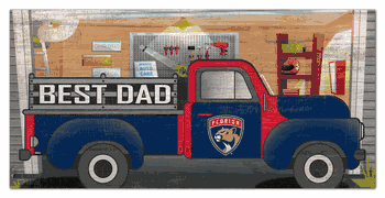 Florida Panthers Best Dad Truck 6x12 Sign