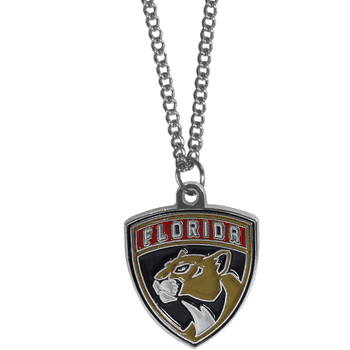 Florida Panthers Chain Necklace with Small Charm