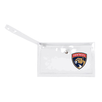 Florida Panthers Clear Ticket Wristlet