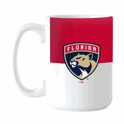 Florida Panthers Color Block 15 oz Sublimated Mug