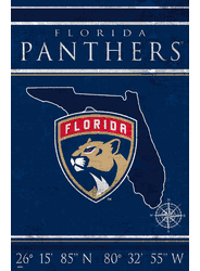 Florida Panthers Coordinates 17x26