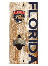 Florida Panthers Distressed Bottle Opener