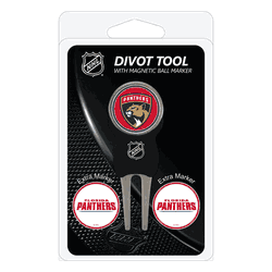 Florida Panthers Divot Tool Pack - Signature tool w/ 3 markers