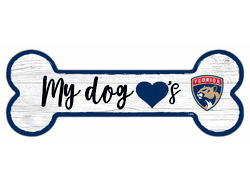 Florida Panthers Dog Bone 6x12 Sign