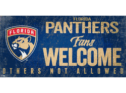 Florida Panthers Fans Welcome Sign