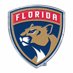 Florida Panthers Heavy Duty Aluminum Embossed Color Emblem
