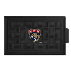 Florida Panthers Heavy Duty Vinyl Medallion Door Mat - 19.5in. x 31in.