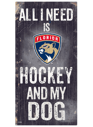 Florida Panthers Hockey and My Dog Sign
