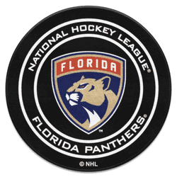 Florida Panthers Hockey Puck Rug - 27in. Diameter