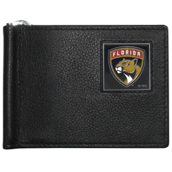 Florida Panthers Leather Bill Clip Wallet