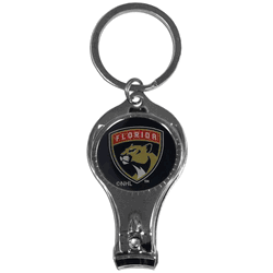 Florida Panthers Nail Care/Bottle Opener Key Chain