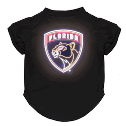 Florida Panthers Neon Pet T-Shirt, Medium