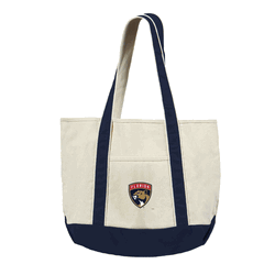Florida Panthers NHL Canvas Tote with Colored Strap