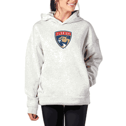 Florida Panthers NHL Kadi Hoodie with Zipper Pockets Heather Grey Large