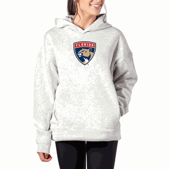 Florida Panthers NHL Kadi Hoodie with Zipper Pockets Heather Grey Small
