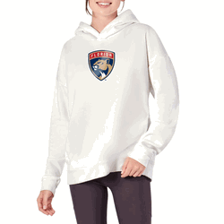Florida Panthers NHL Kadi Hoodie with Zipper Pockets White Medium