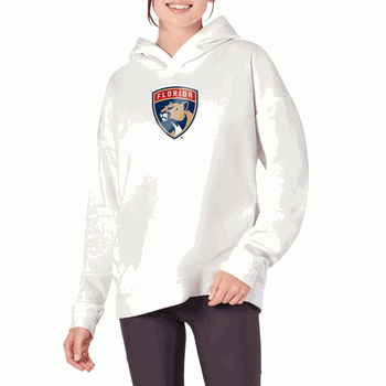 Florida Panthers NHL Kadi Hoodie with Zipper Pockets White Medium