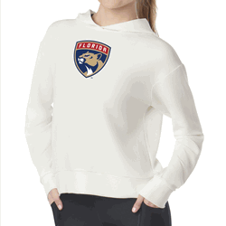 Florida Panthers NHL Kadi Waffle Hoodie Coconut Cream Medium