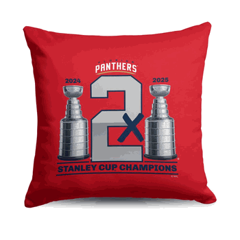 Florida Panthers NHL Stake Throw Pillow 18x18 inches