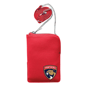Florida Panthers Pebble Smart Purse Light Red