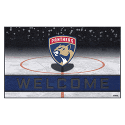 Florida Panthers Rubber Door Mat - 18in. x 30in.