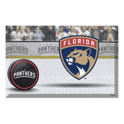 Florida Panthers Rubber Scraper Door Mat