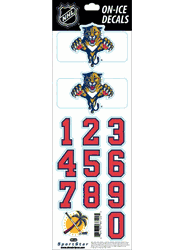 Florida Panthers Sportstar Officially Licensed Authentic Center Ice NHL Hockey Helmet Decal Kit