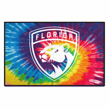 Florida Panthers Tie Dye Starter Mat Accent Rug - 19in. x 30in.