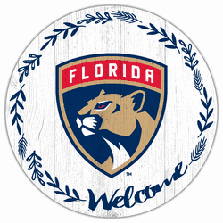 Florida Panthers Welcome 12in Circle