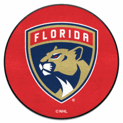 Florida PanthersPanthersHockey Puck Rug - 27in. Diameter