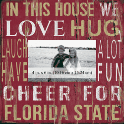 Florida State Seminoles 10x10 In This House Frame