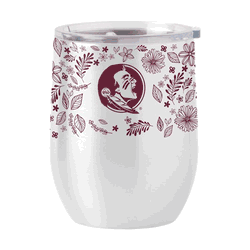 Florida State Seminoles 16oz Botanical Stainless Curved Beverage
