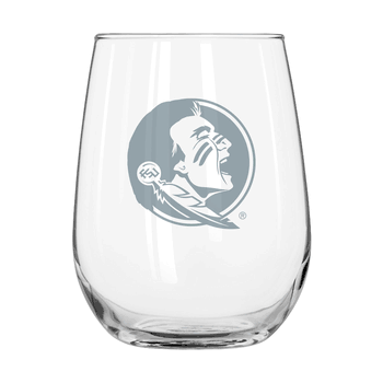 Florida State Seminoles 16oz Etch Glass Curved Beverage