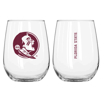 Florida State Seminoles 16oz Gameday Curved Beverage Glass
