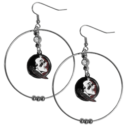 Florida State Seminoles 2 Inch Hoop Earrings
