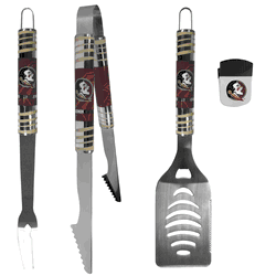 Florida State Seminoles 3 pc BBQ Set and Chip Clip