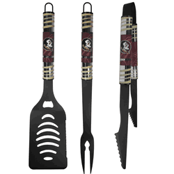 Florida State Seminoles 3 pc Black Tailgater BBQ Set