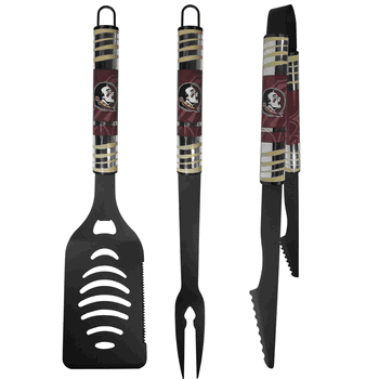 Florida State Seminoles 3 pc Black Tailgater BBQ Set